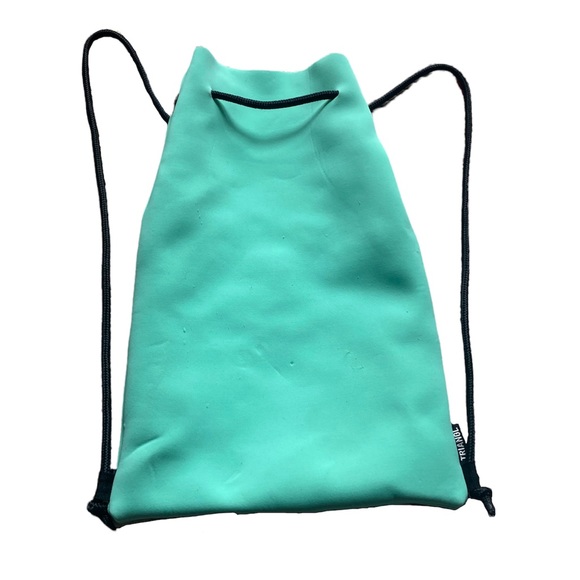 TRIANGL Chloe Neoprene Triangle Turquoise Contrast Black Bikini - Picture 8 of 8